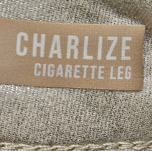 Kut Charlize High Waist Cigarette Leg Jeans In Champagne Size 00 NWT MSRP $99 - Picture 10 of 13
